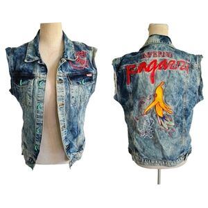 Inferno Ragazzi Retro Denim Bananas Vest